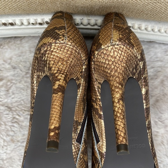 Colin Stuart for Victoria Secret•Bronze Faux Snakeskin Booties - Picture 6 of 7